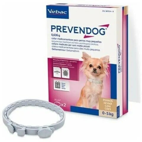 Virbac Prevendog Collari Antiparassitari Per Cani Taglia Piccola 2 Collari