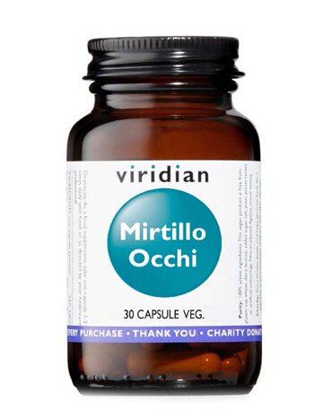 Viridian mirtillo occhi 30 capsule