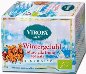 Viropa wintergefuhl infuso frutta speziata bio 15 bustine 2,5 g