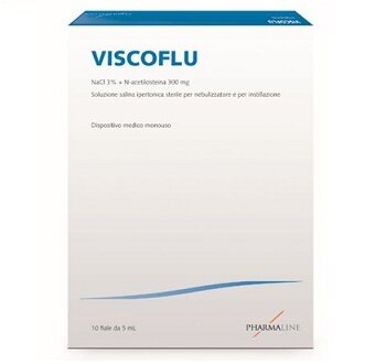 Viscoflu soluzione salina ipertonica nebulizzante 10 flaconcini 5 ml