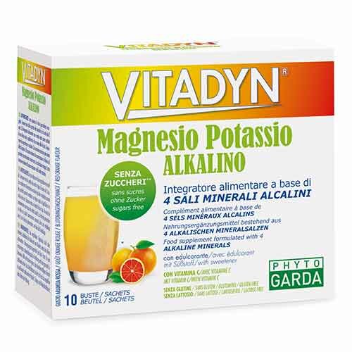 Vitadyn Magnesio Potassio Alkalino Senza Zucchero 10 Bustine