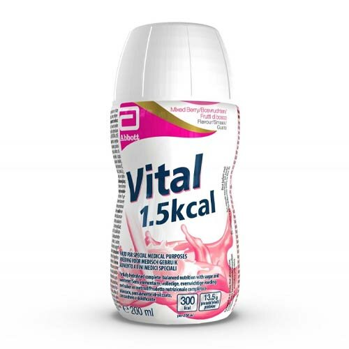 Vital 1,5KCAL Alimento Iperproteico Frutti di Bosco 200 ml