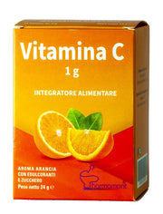 Vitamina c polvere aroma arancia 12 bustine 18 g