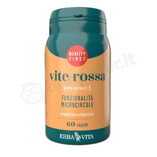 Vite Rossa Integratore Funzionalità Microcircolo 60 Capsule