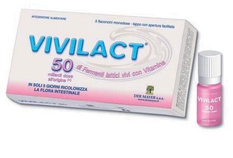 Vivilact 50 miliardi 5 flaconcini 7 ml