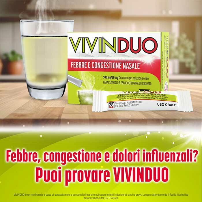  VivinDuo Febbre e Congestione Nasale 10 bustine