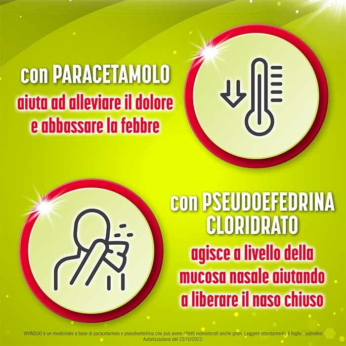  VivinDuo Febbre e Congestione Nasale 10 bustine