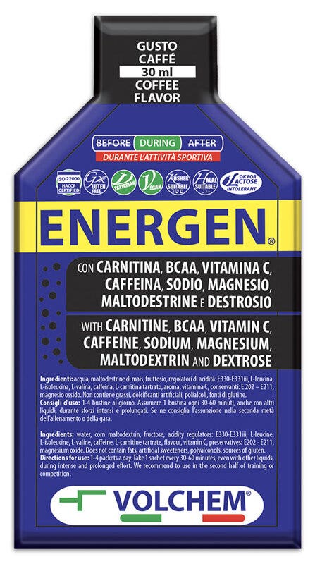 Volchem energen gel energetico gusto caffÃ¨ 30ml