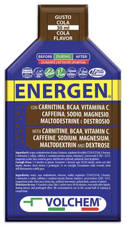 Volchem energen gel energetico gusto cola 30ml