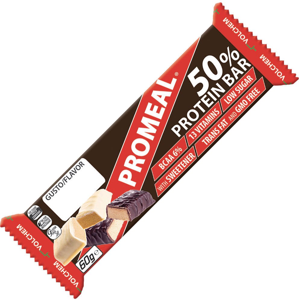Volchem promeal protein 50% barretta proteica gusto cocco 60g