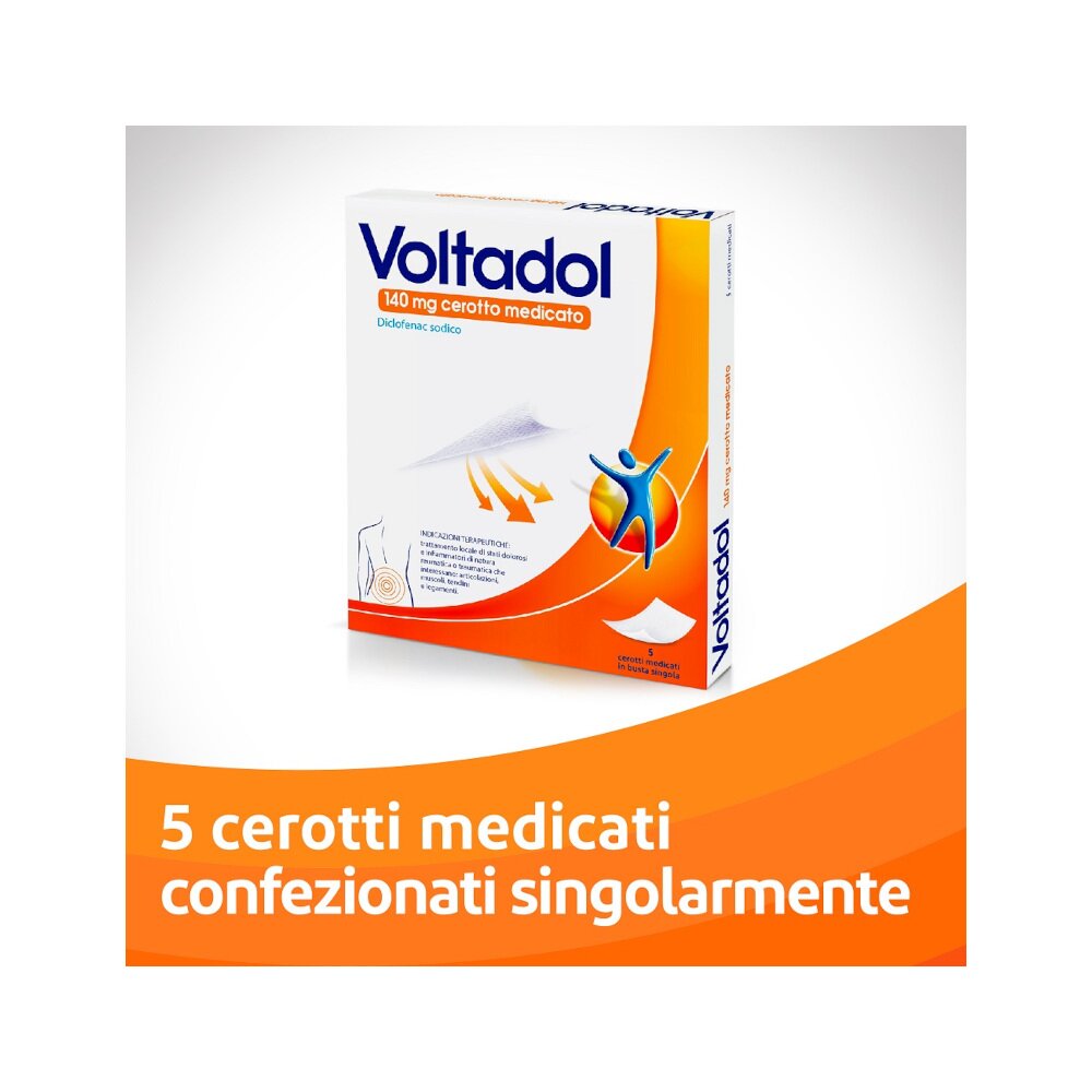 Voltadol 140 mg Dolori Articolari 5 Cerotti Medicati