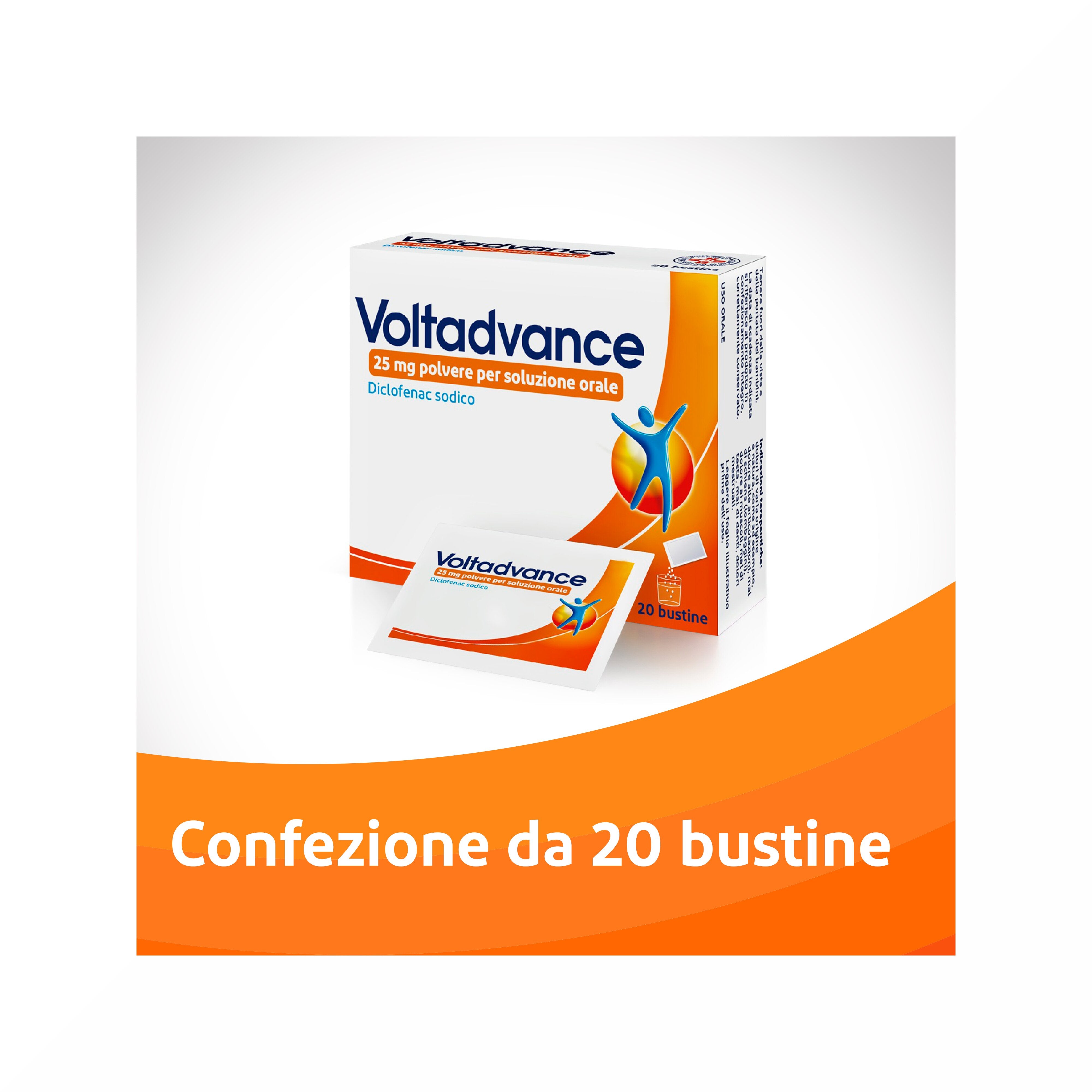 Voltadvance 25 mg Dolori Articolari 20 bustine