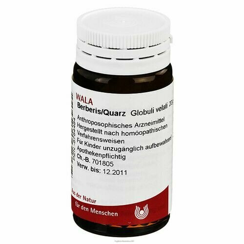Wala Berberis Quarz Medicinale Omeopatico Globuli 20 g