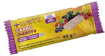 +watt carbo+ barretta energetica frutti di bosco 40g