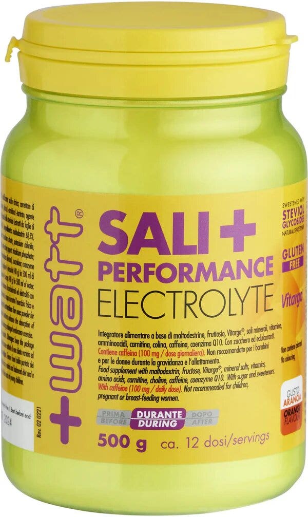 +watt sali performance electrolyte gusto arancia 500g