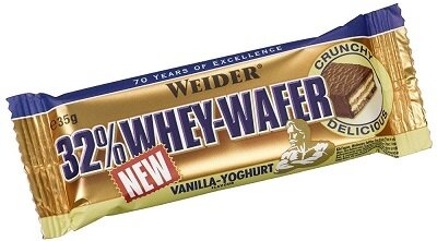 Weider 32% whey barretta wafer vaniglia/yogurt 35 g