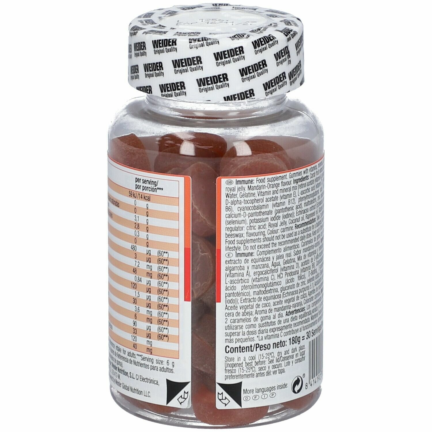 Weider immune up caramelle180g