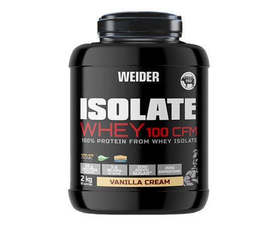 Weider isolate whey 100cfm gusto vanilla cream 2kg