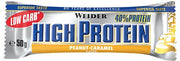 Weider low carb high protein barretta proteica gusto arachidi & caramello 50g