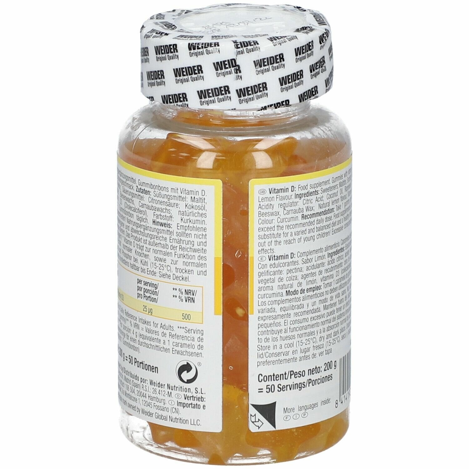 Weider vitamin d up 50caram