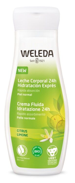 Weleda crema fluida idratazione con limone 200 ml