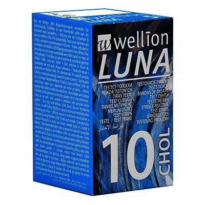 Wellion luna 10 strips strisce per misurazione colesterolo