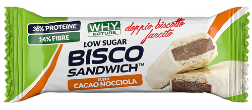 Whynature bisco sandwich cacao nocciola 45 g