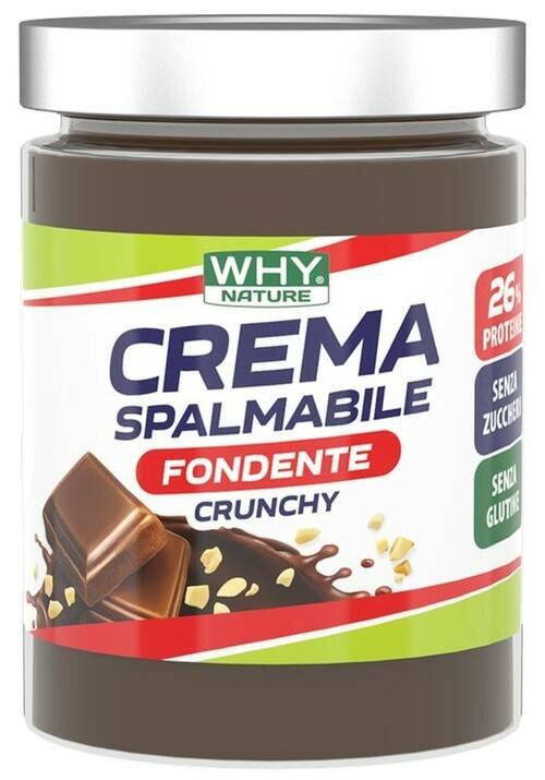 Whynature crema spalmabile fondente crunchy 300 g
