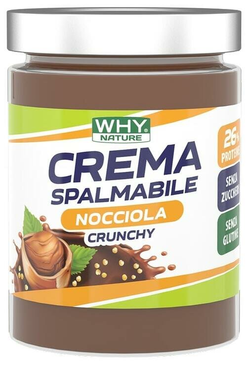 Whynature crema spalmabile nocciola crunchy 300 g
