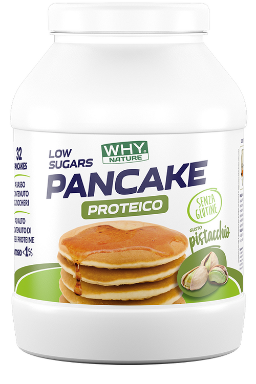 Whynature low sugar pancake gluten free pistacchio 800 g