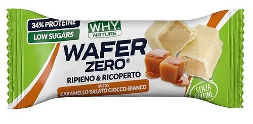 Whynature wafer zero caramello cioccolato bianco 30 g