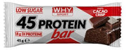 Whysport 45 protein bar cacao crisp 45 g