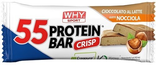 Whysport 55 protein bar cioccolato al latte nocciola 55 g