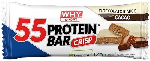 Whysport 55 protein bar cioccolato bianco cacao 55 g