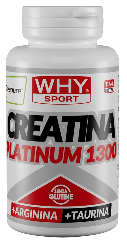 Whysport creatina platinum 1300 120 compresse