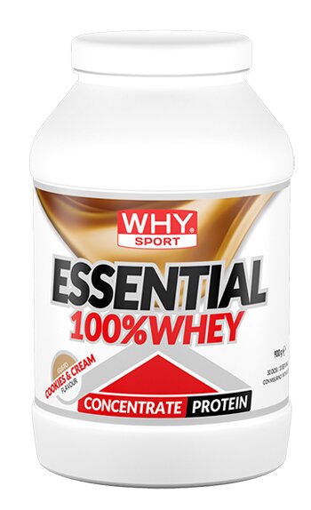 Whysport essential 100% whey cookies/cream 900 g