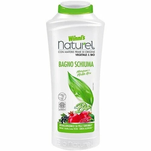 Winni's Naturel Bagno Schiuma Melograno E Mirtillo Nero 500 ml