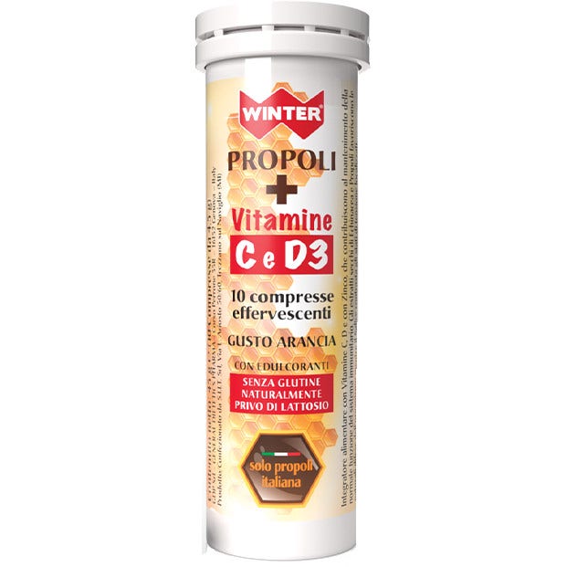Winter propoli+vit c/d3 10 compresse