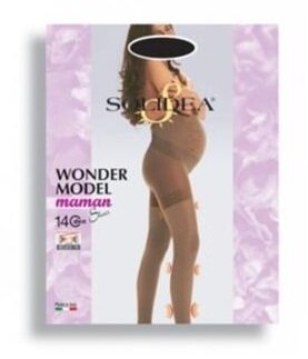 Wonder model maman 140 sheer collant gestante sabbia l