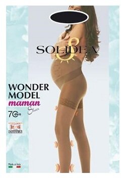 Wonder model maman 70 sheer collant gestante sabbia ml