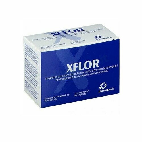 Xflor Integratore per Equilibrio Flora Intestinale 12 bustine 