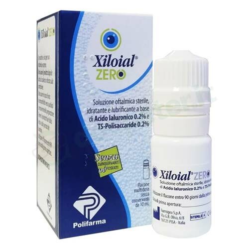 Xiloial zero soluzione oftalmica 10 ml
