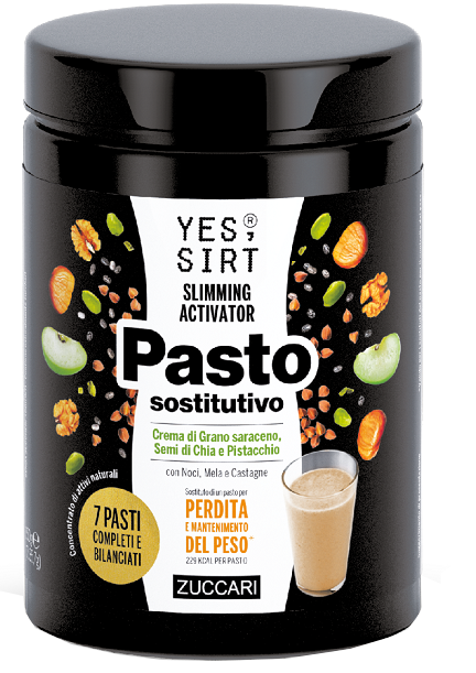Yes sirt pasto sostitutivo grano saraceno-chia-pistacchio 7x35,7 g