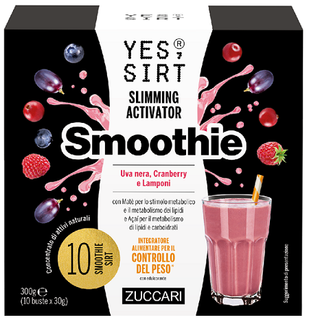Yes sirt smoothie uva nera-cranberry-lamponi 10x30 g