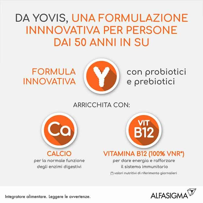 Yovis Rigenera 50+ Integratore Fermenti Lattici 10 bustine