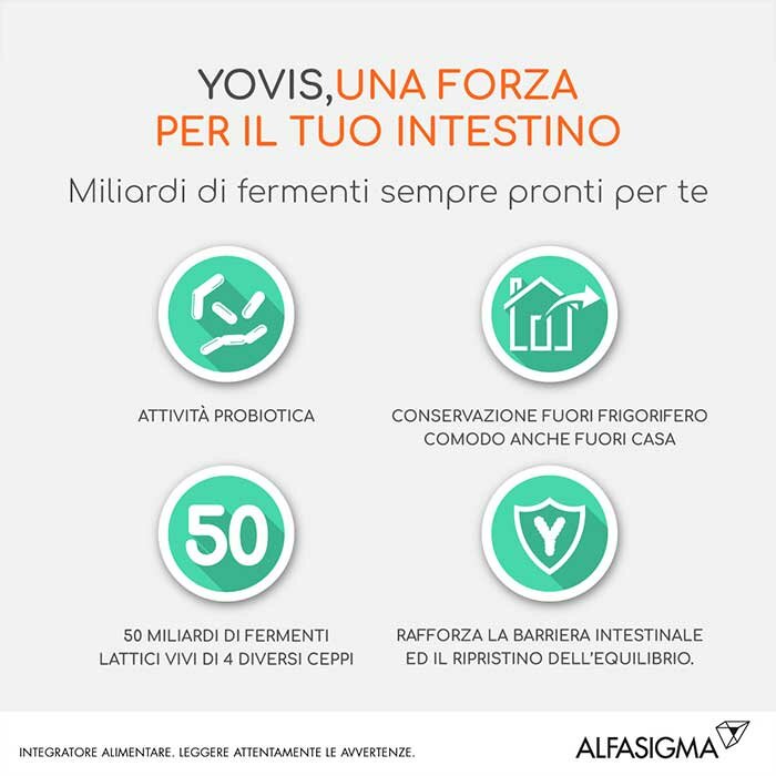 Yovis Stick 50 miliardi di Fermenti Lattici Vivi 10 bustine