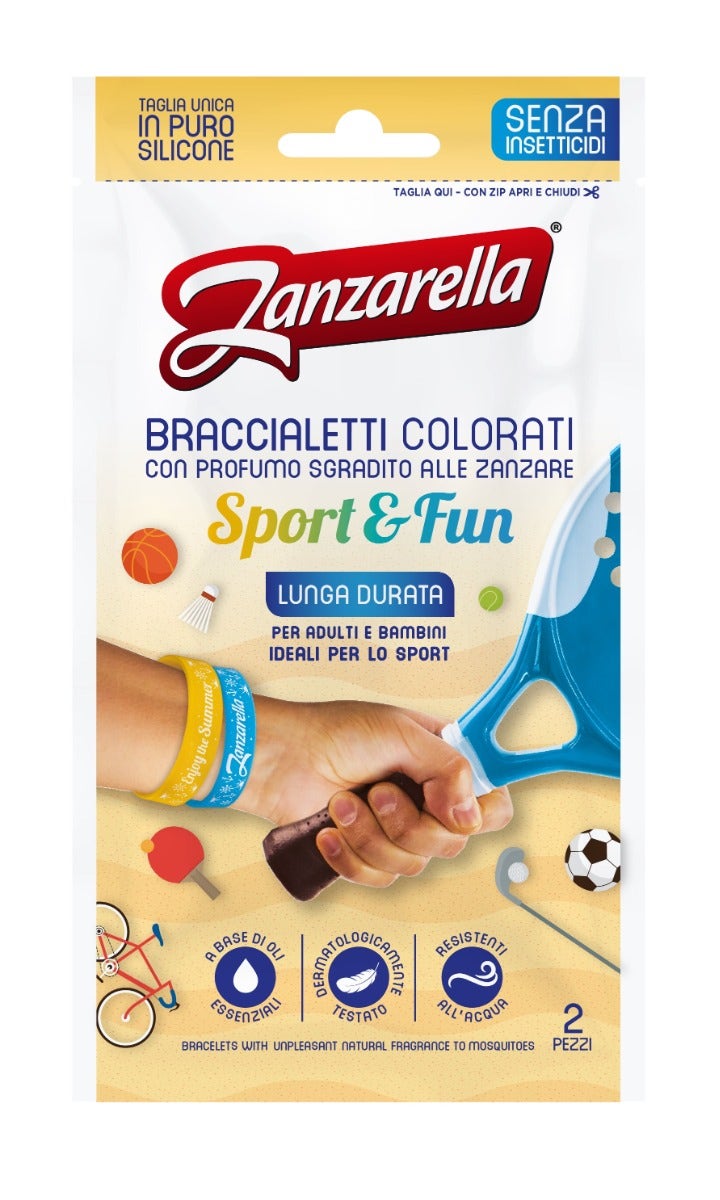 Zanzarella bracc sport&fun 2 pezzi