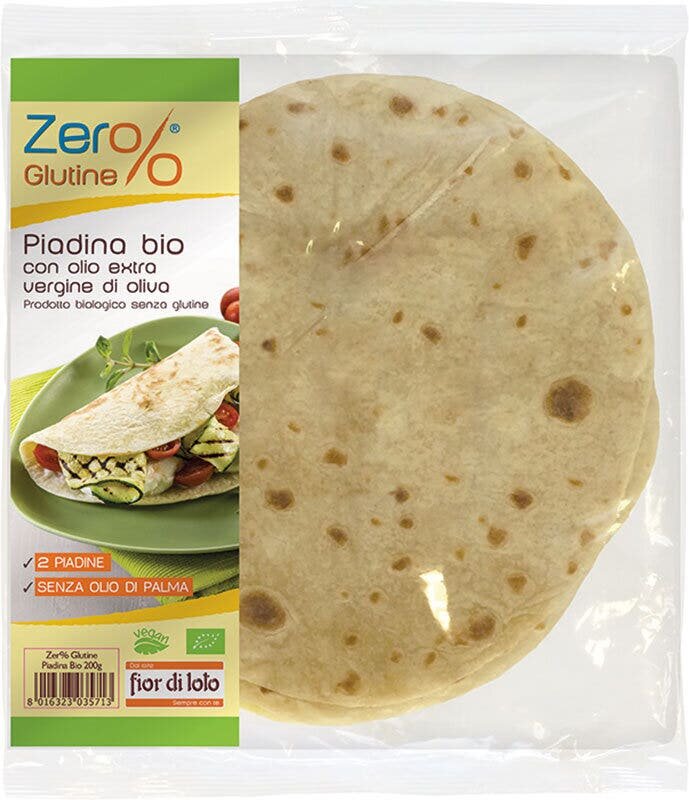 Zer% glutine piadina bio o evo