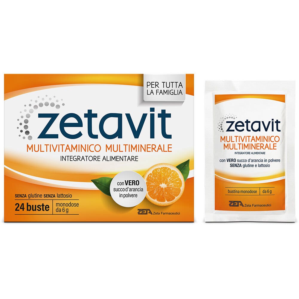Zetavit multivitaminico multiminerale 24 buste