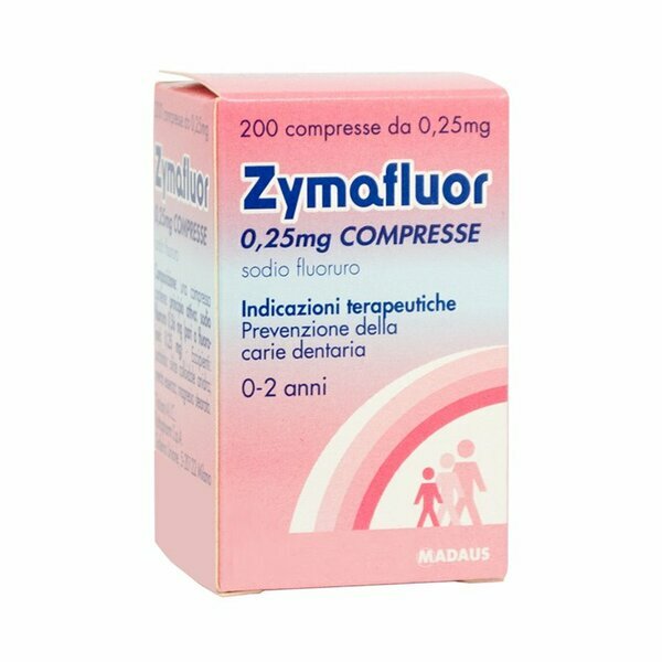Zymafluor 200 compresse 0,25 mg